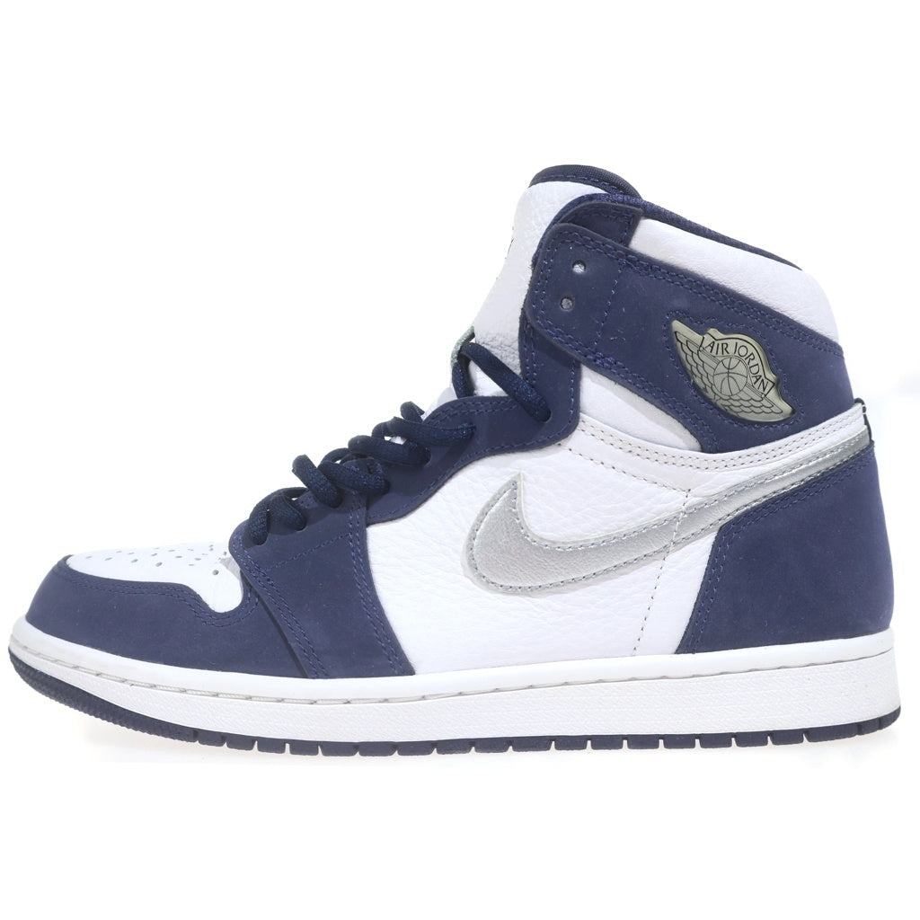 NIKE(ナイキ) AIR JORDAN 1 HIGH OG CO.JP MIDNIGHT NAVY 2020 DC1788-100 エアジョーダン1 ミッドナイトネイビー ハイカットスニーカー ホワイト/ネイビー US8/26.0cm
