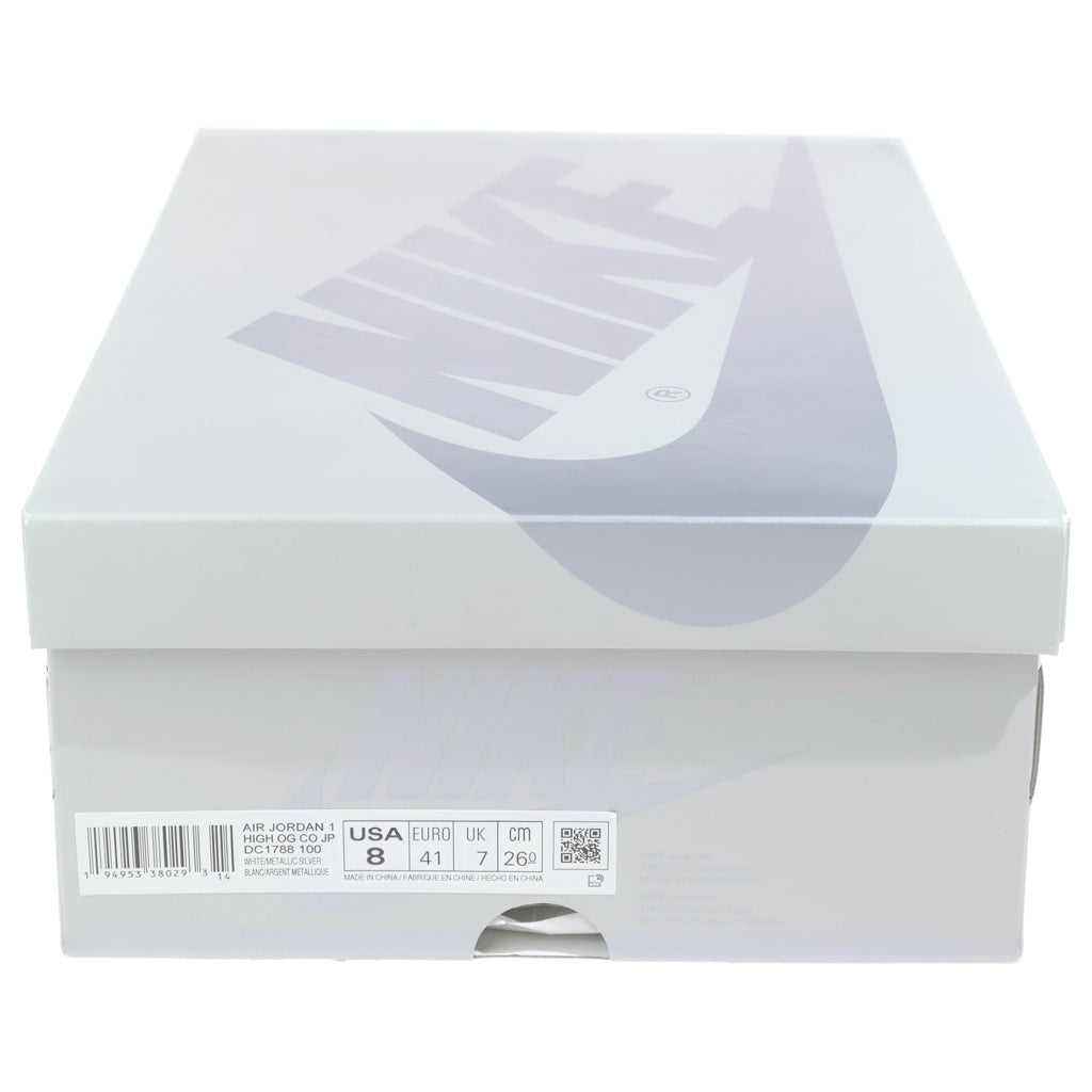 NIKE(ナイキ) AIR JORDAN 1 HIGH OG CO.JP MIDNIGHT NAVY 2020 DC1788-100 エアジョーダン1 ミッドナイトネイビー ハイカットスニーカー ホワイト/ネイビー US8/26.0cm