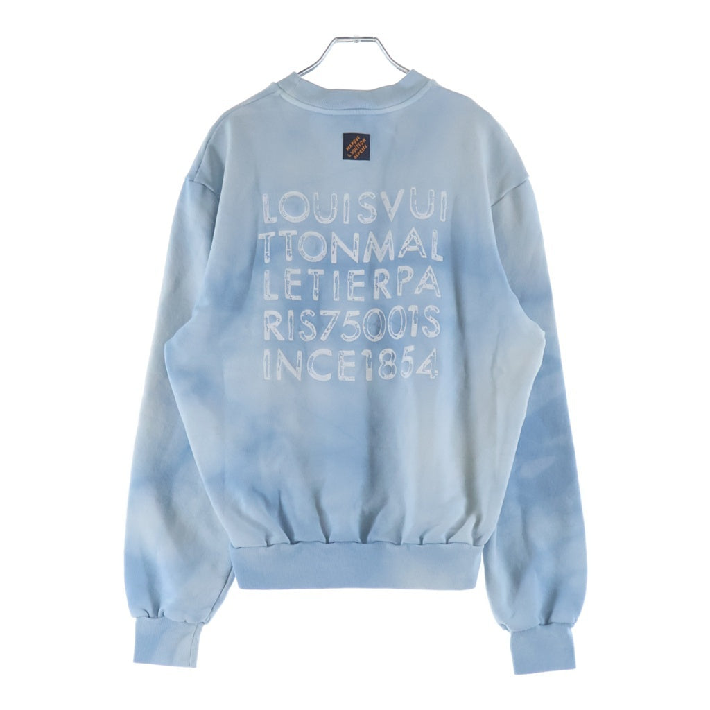 LOUIS VUITTON(ルイヴィトン) 26SS タイダイ スウェットシャツ クルーネックトレーナー ブルー 1AJUZX