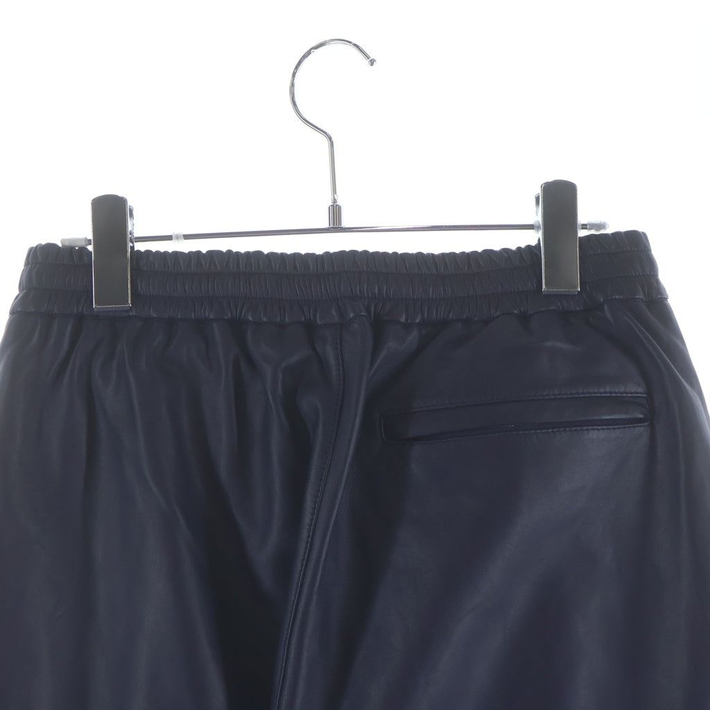 SUPREME(シュプリーム) 25AW ×UMBRO Leather Track Pant ×アンブロ ロゴ刺繍レザートラックロングパンツ ネイビー