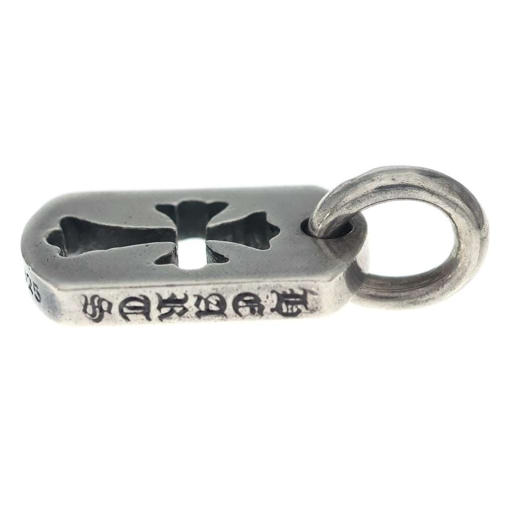 CHROME HEARTS(クロムハーツ) DT TNY CO CRS タイニーカットアウトクロスドッグタグ チャーム ペンダントトップ シルバー BCA252