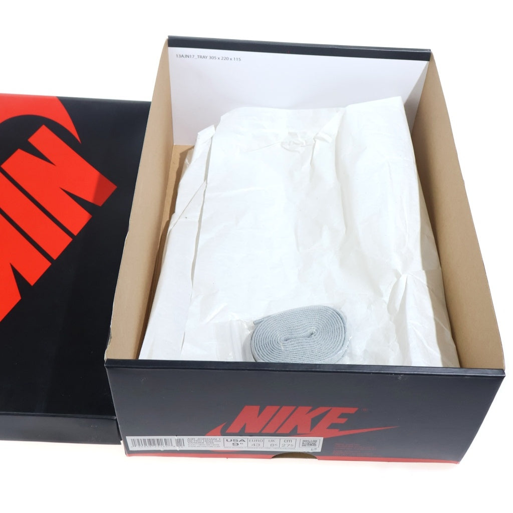 NIKE(ナイキ) AIR JORDAN 1 HIGH OG SHADOW 2.0 555088-035 エアジョーダン1 シャドウ 2.0 ハイカットスニーカー グレー/ブラック US9.5/27.5cm