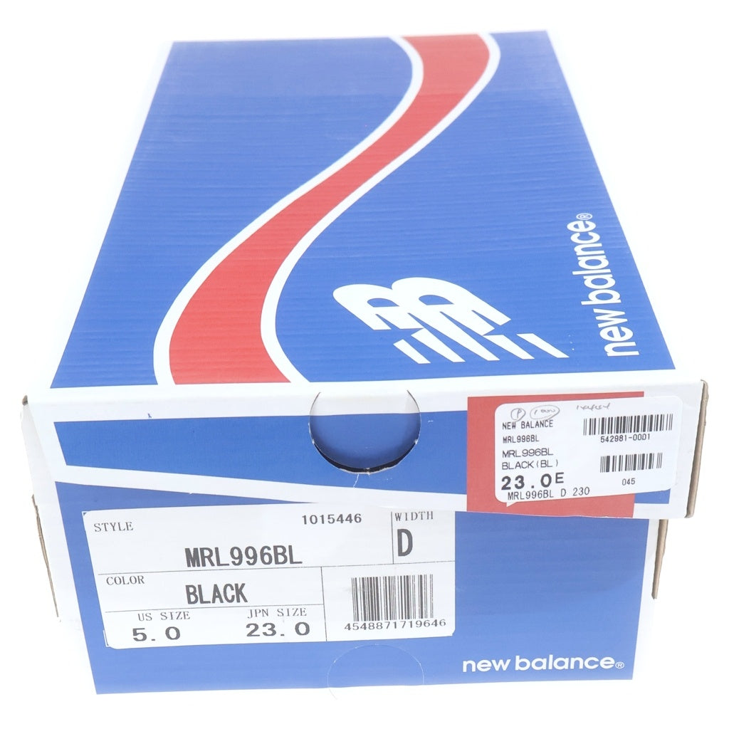 New Balance(ニューバランス) MRL996BL ローカットスニーカー US5/23.0cm ブラック レディース