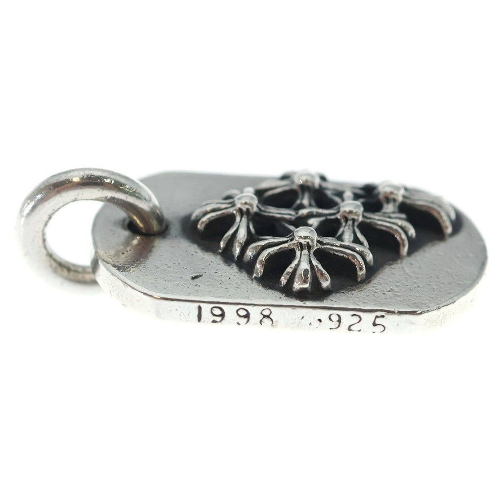 CHROME HEARTS(クロムハーツ) RAISED DOGTAG レイズドドッグタグ チャーム ネックレストップ シルバー