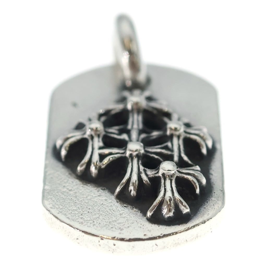 CHROME HEARTS(クロムハーツ) RAISED DOGTAG レイズドドッグタグ チャーム ネックレストップ シルバー