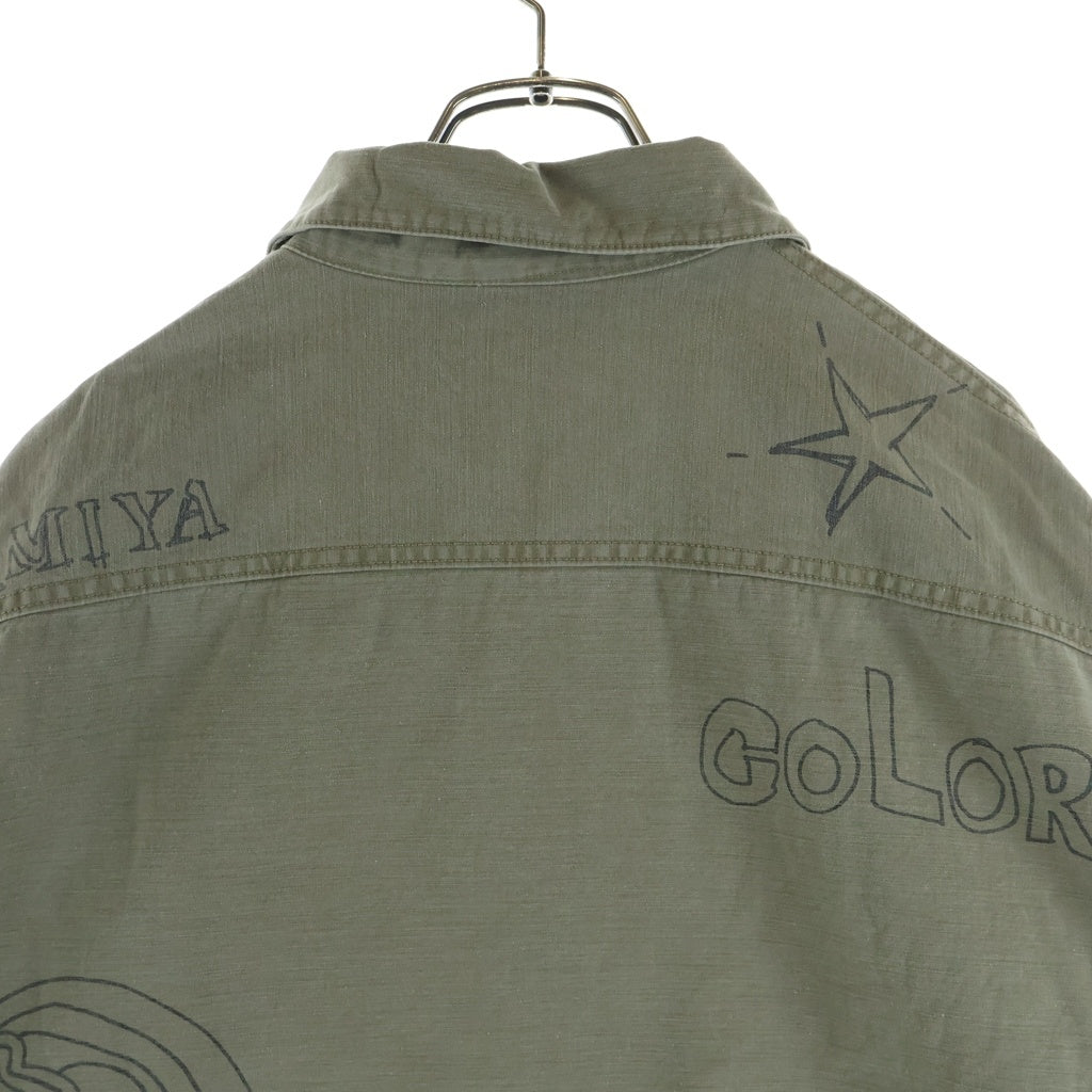 KAMIYA(カミヤ) 26SS Graffiti Work Jacket グラフィティワークジャケット カーキ G16BL022