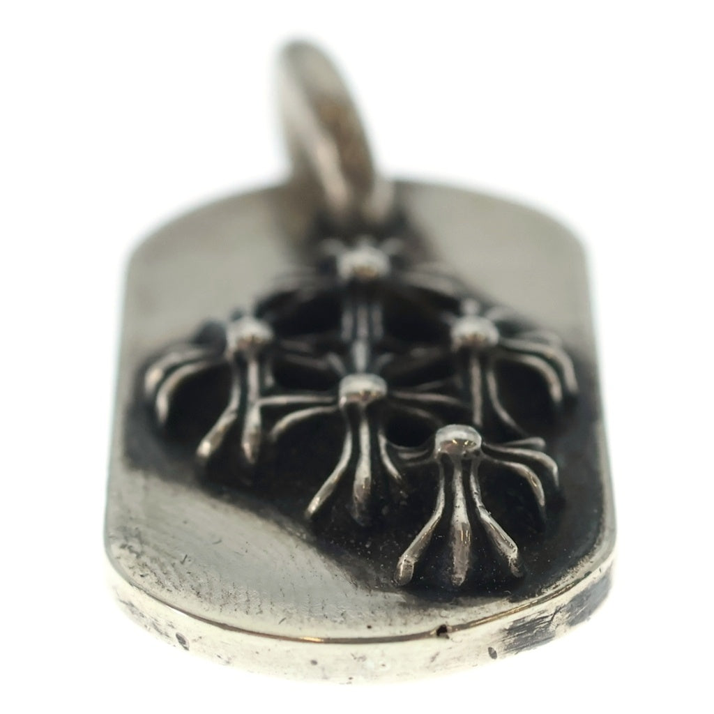 CHROME HEARTS(クロムハーツ) RAISED DOGTAG レイズドドッグタグ チャーム シルバーネックレストップ