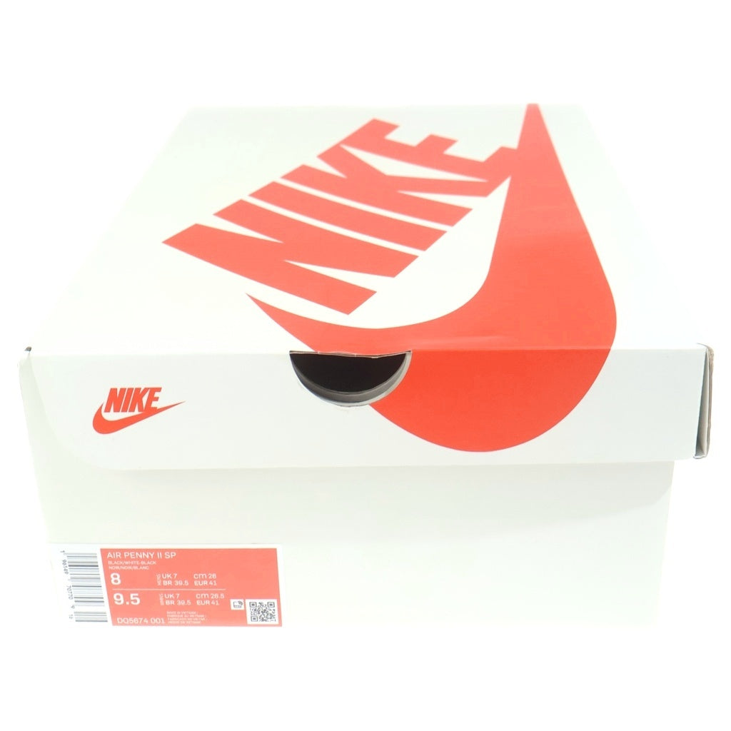 NIKE(ナイキ) ×Stussy AIR PENNY2 DQ5674-001 ステューシー エアペニー2 ローカットスニーカー US8/26.0cm ブラック