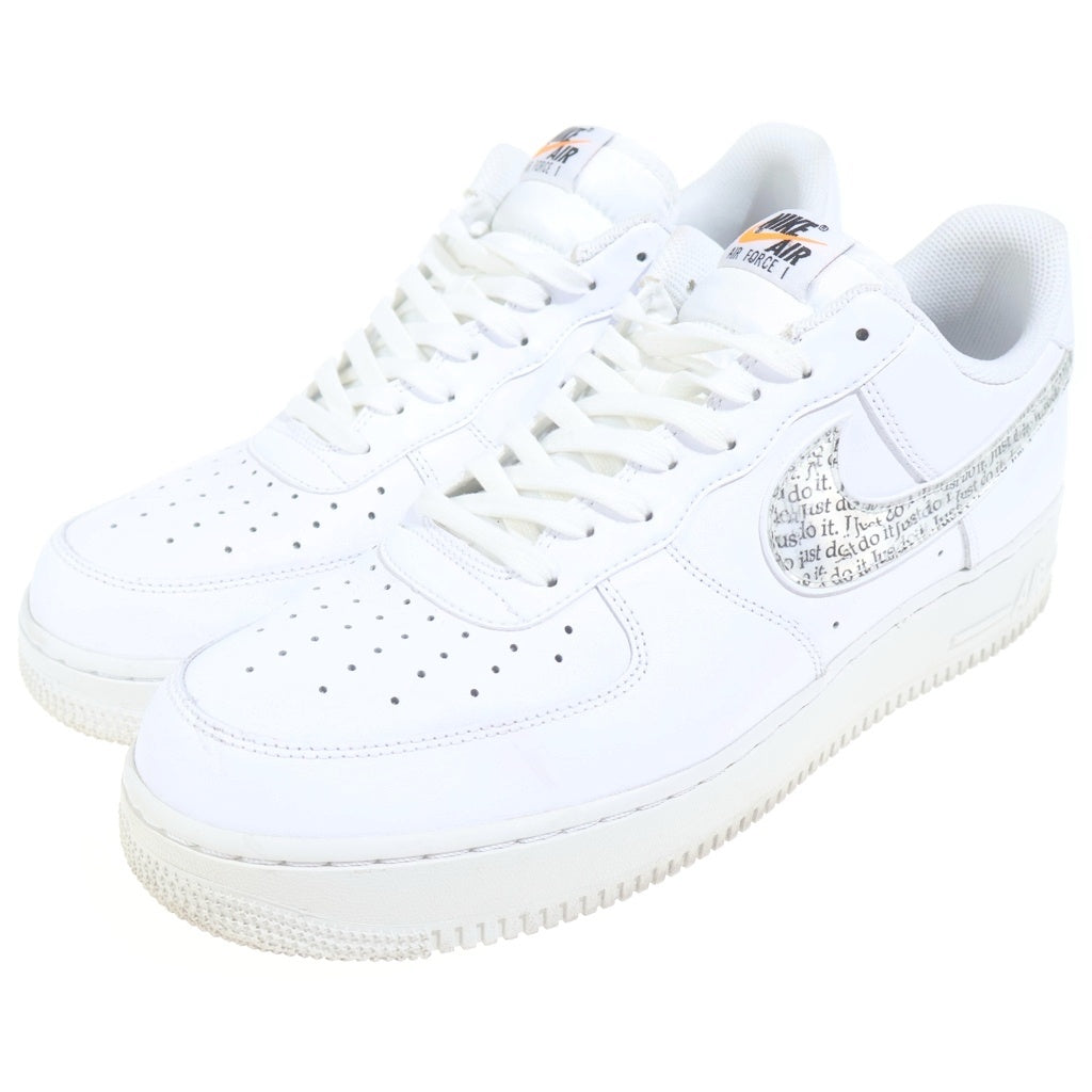 NIKE(ナイキ) AIR FORCE 1 LOW JUST DO IT PACK WHITE CLEAR BQ5361-100 エアフォース1 ロー ジャスト ドゥー イット パック ホワイト クリア ローカットスニーカー US12/30cm