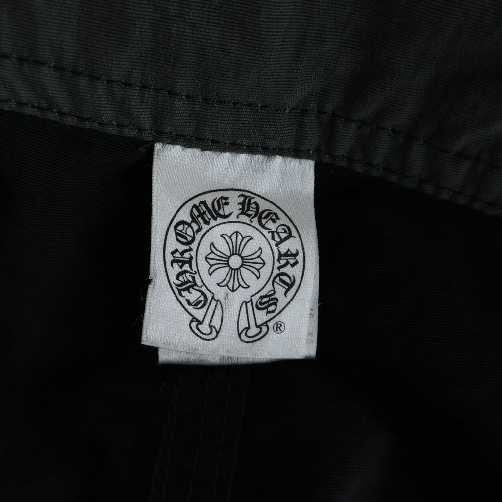 CHROME HEARTS(クロムハーツ) クロスボール ロゴプレート ナイロン カーゴショートパンツ ブラック