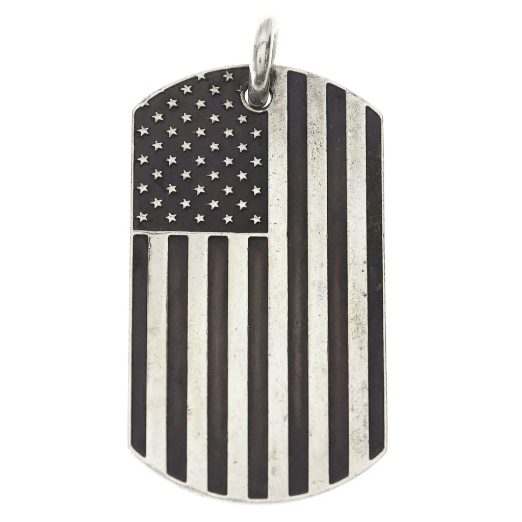 CHROME HEARTS(クロムハーツ) RSFU DOG TAG リチャードスターク ドッグタグ ネックレストップ シルバー