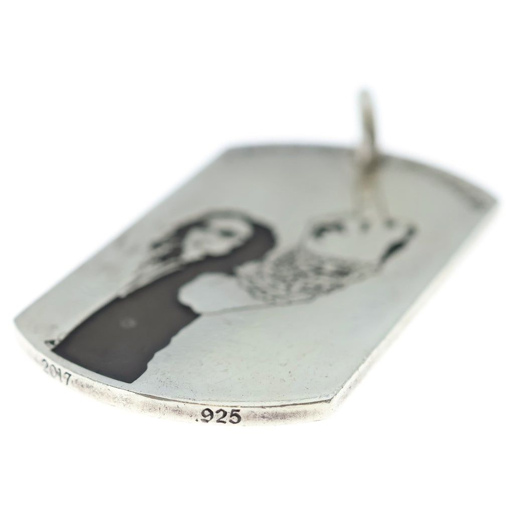 CHROME HEARTS(クロムハーツ) RSFU DOG TAG リチャードスターク ドッグタグ ネックレストップ シルバー