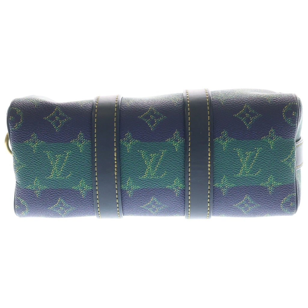 LOUIS VUITTON(ルイヴィトン) キーポル バンドリエール 25M ブルーストライプ 2WAYバッグ M25786 ブルー レディース