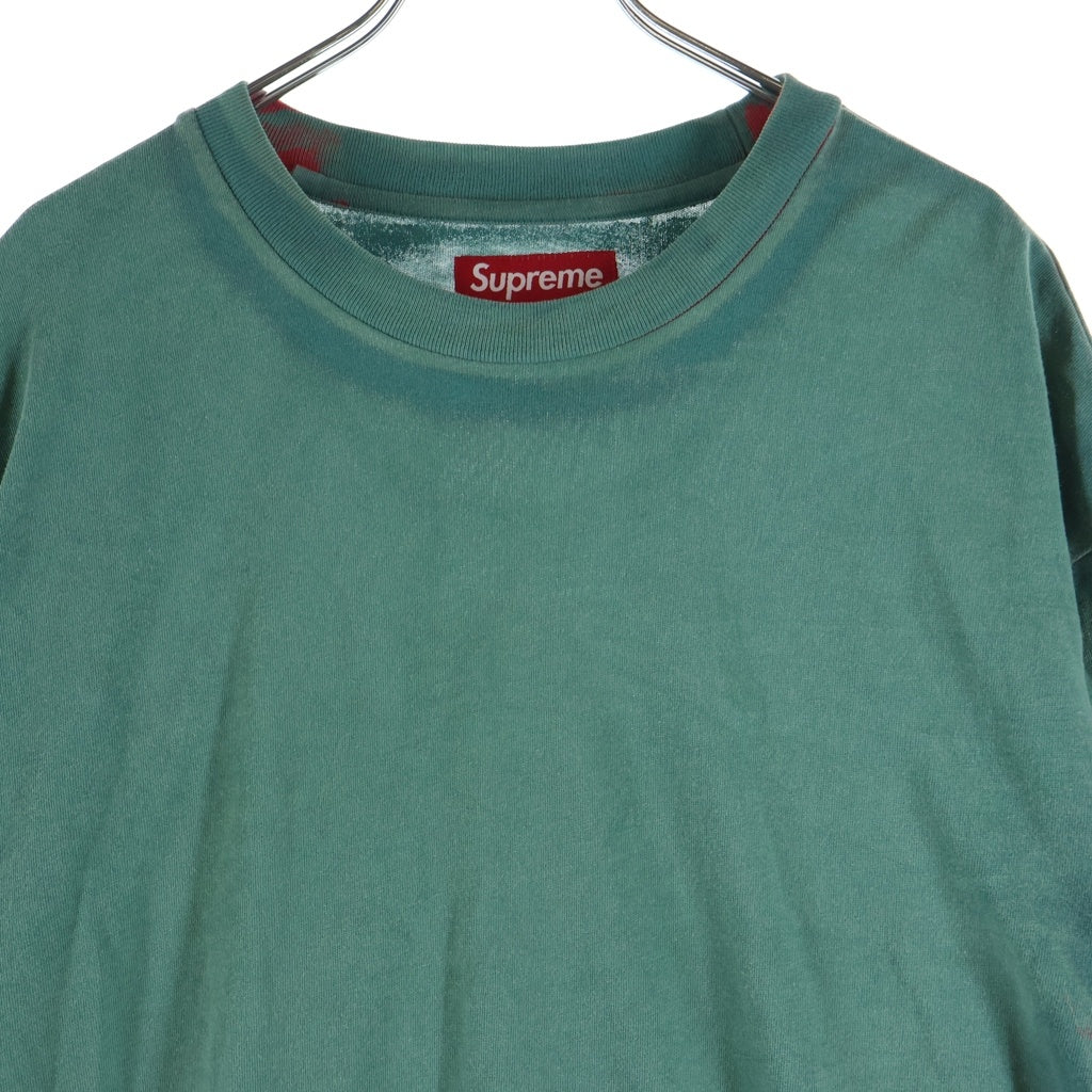 SUPREME(シュプリーム) 24AW Discharge S/S バッグプリント半袖カットソー 半袖Tシャツ グリーン