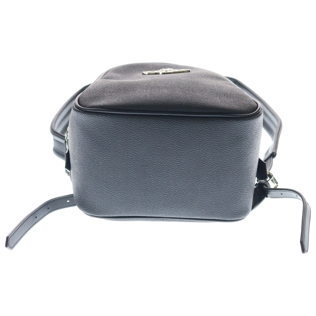 Vivienne Westwood(ヴィヴィアンウエストウッド) ANNIE MINI BACKPACK フロントロゴ付きリュックサック バッグ ブラック レディース