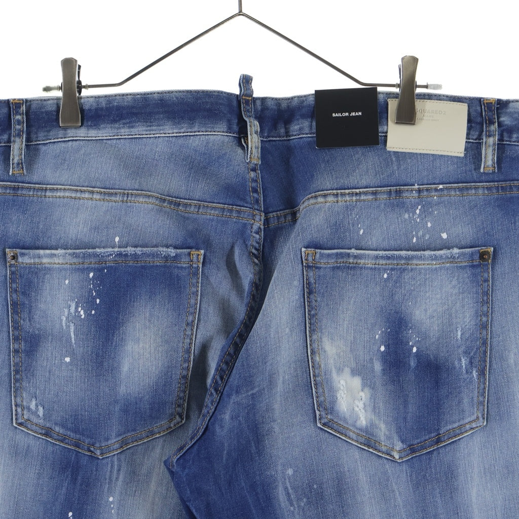 DSQUARED2(ディースクエアード) SAILOR セーラーデニムパンツ S74LB1497 インディゴ