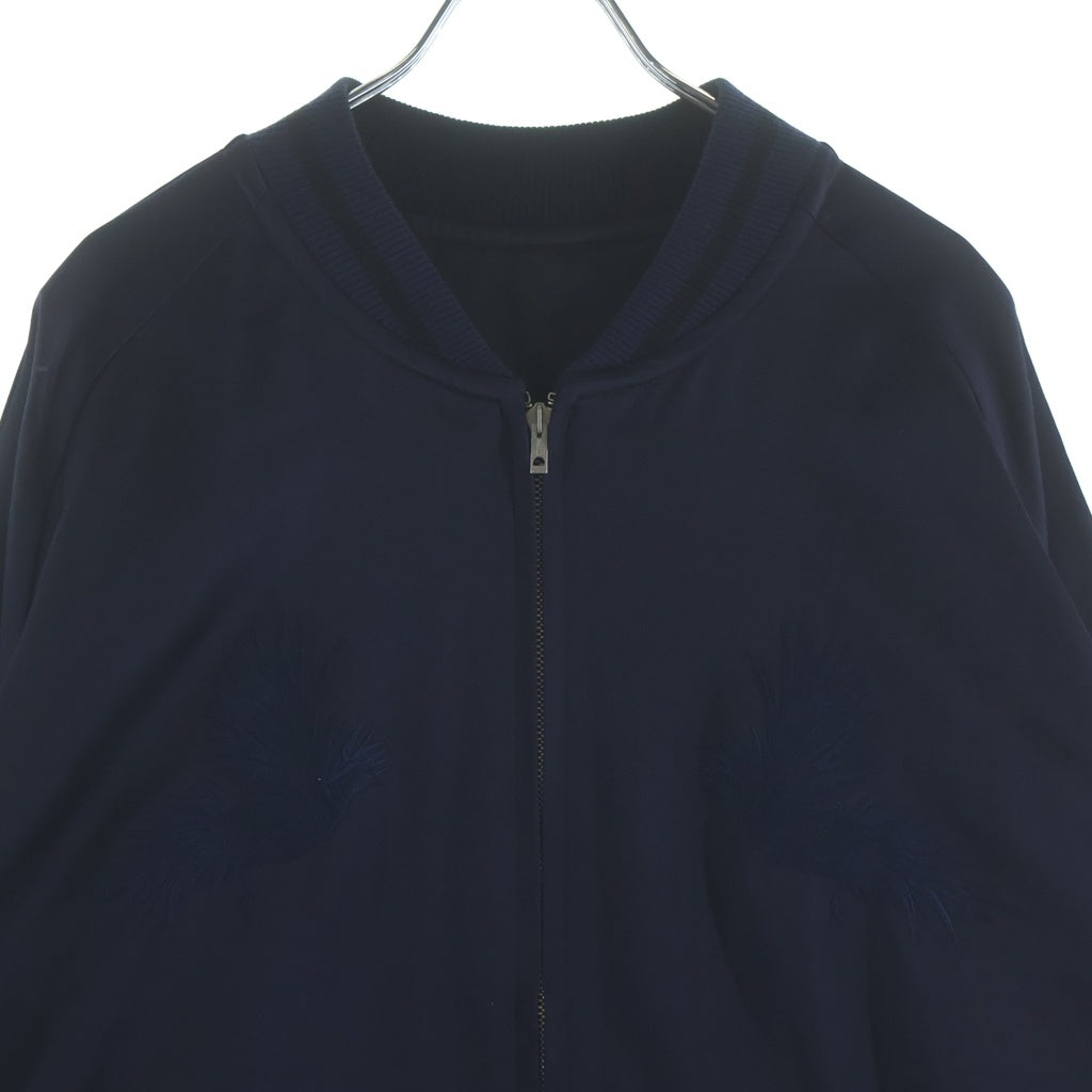 MOMOTARO JEANS(桃太郎ジーンズ) SATIN SOUVENIR JACKET サテンスーベニア ジャケット スカジャン ネイビー MMOT63106S