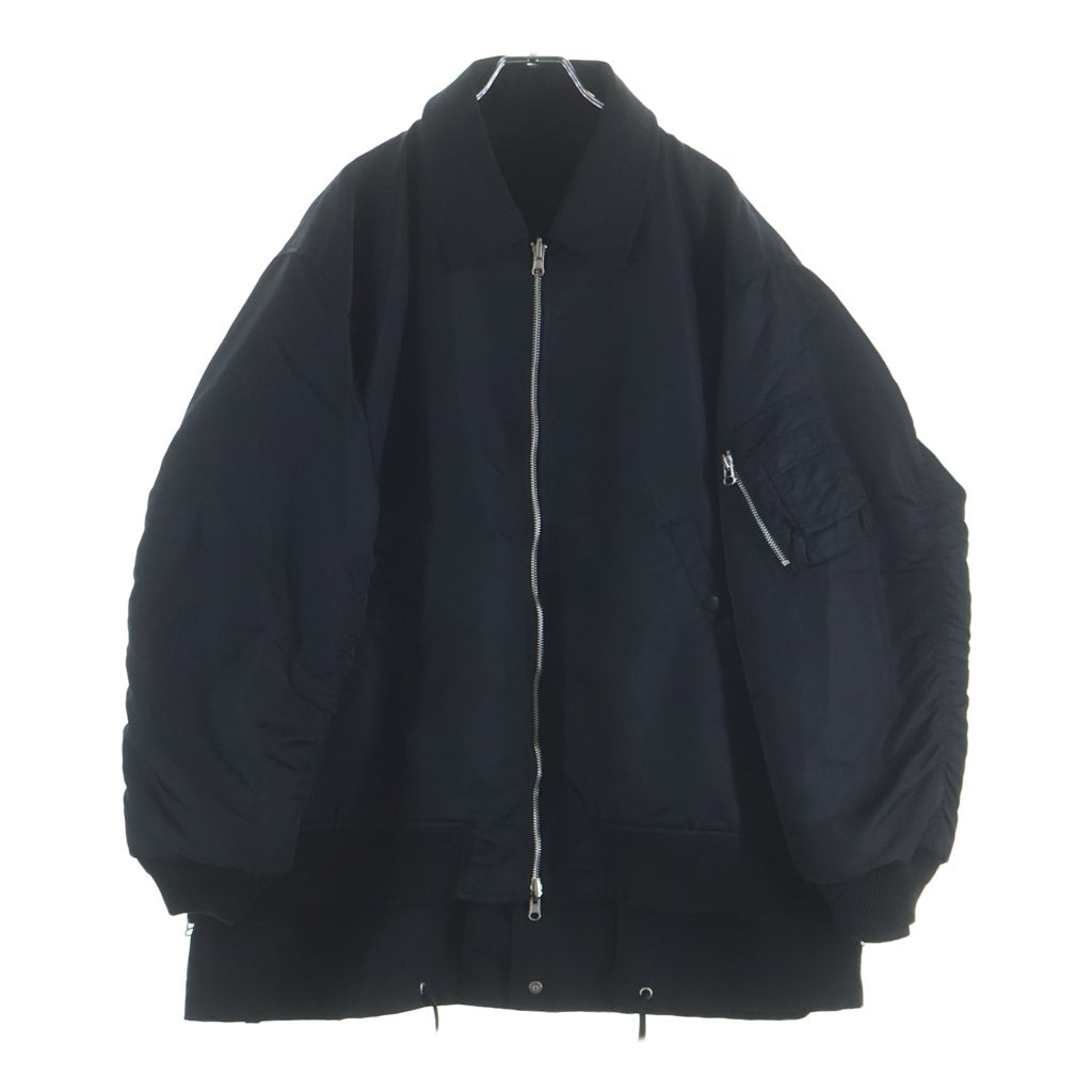 08sircus(ゼロエイトサーカス) MA-1 REVERSIBLE JACKET リバーシブルジャケット ブラック S24AW-OT01