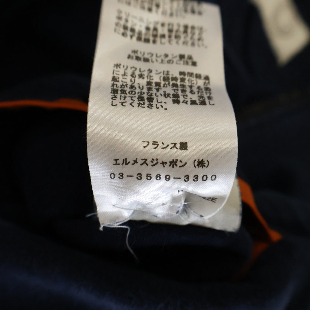 HERMES(エルメス) セリエ ジップアップパーカー フーディー ネイビー H800742E