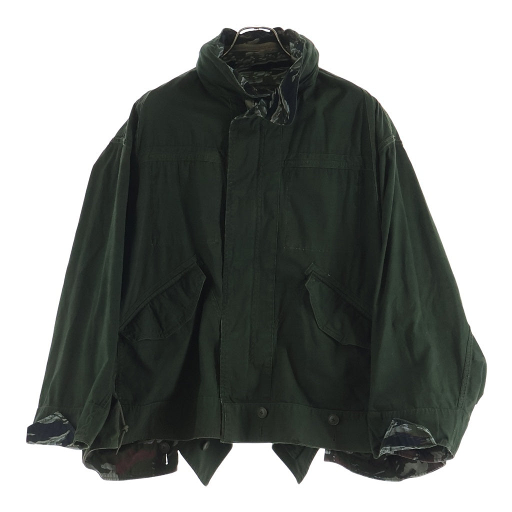 ALPHA INDUSTRIES(アルファ インダストリーズ) ×beautiful people double-end camouflage field jacket ダブルエンド カモ柄フィールドジャケット カーキ 797-6152001