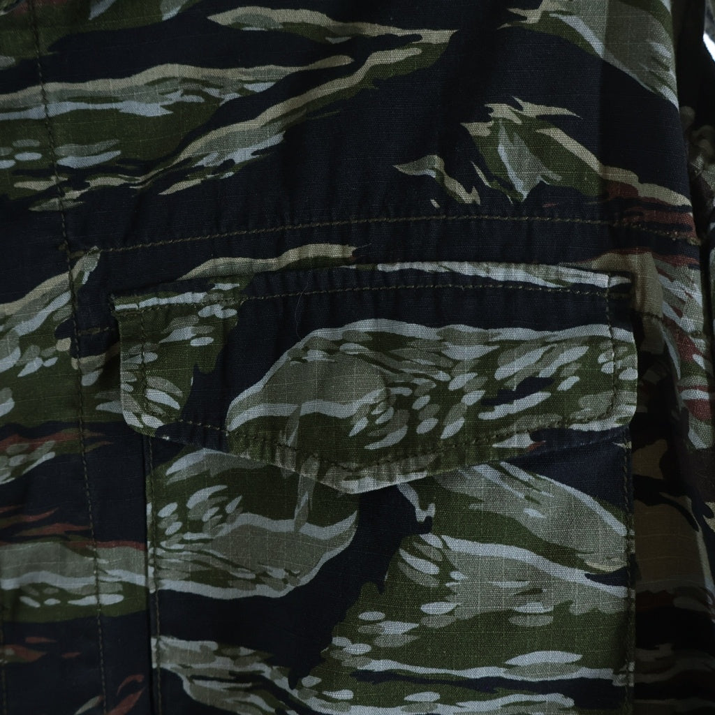 ALPHA INDUSTRIES(アルファ インダストリーズ) ×beautiful people double-end camouflage field jacket ダブルエンド カモ柄フィールドジャケット カーキ 797-6152001