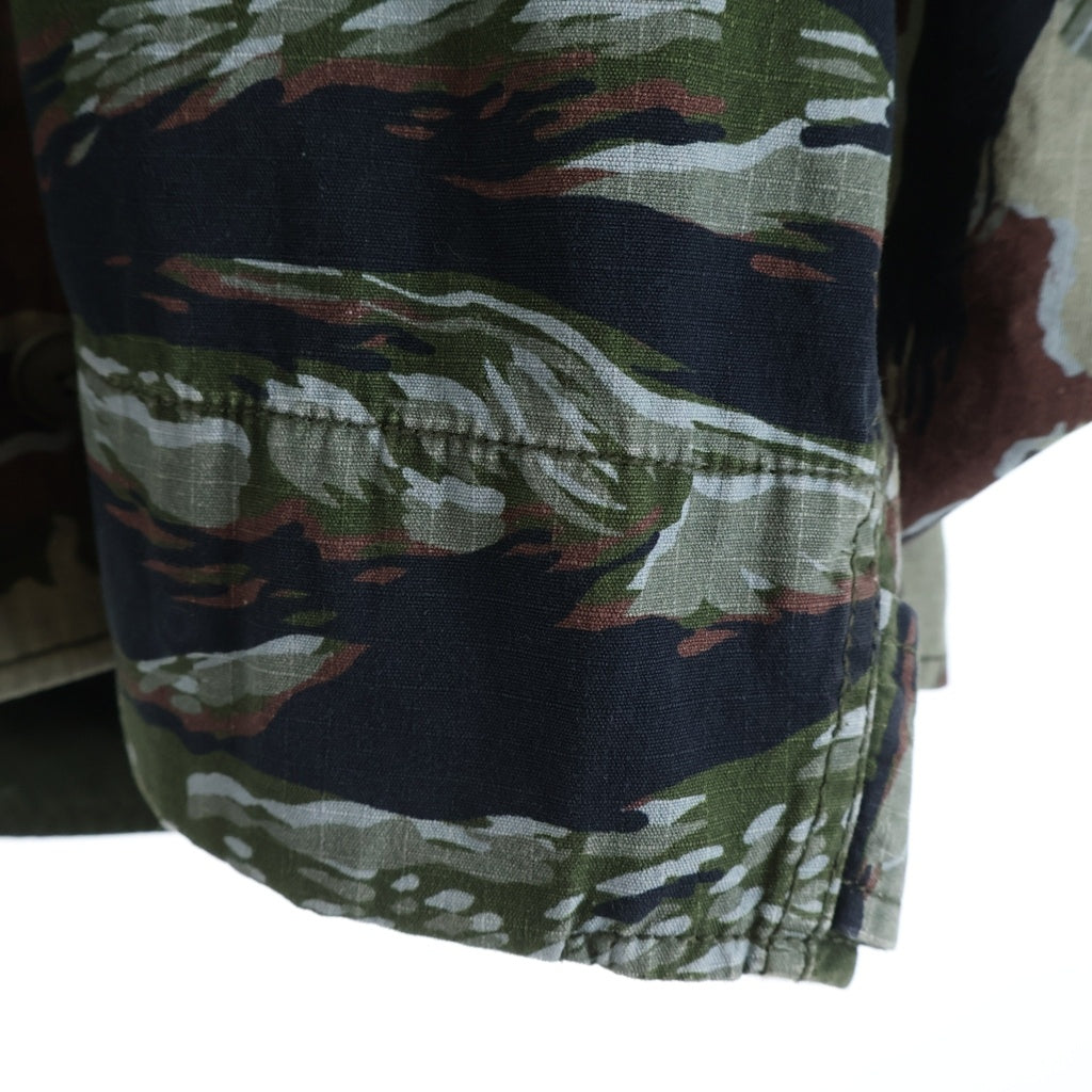 ALPHA INDUSTRIES(アルファ インダストリーズ) ×beautiful people double-end camouflage field jacket ダブルエンド カモ柄フィールドジャケット カーキ 797-6152001