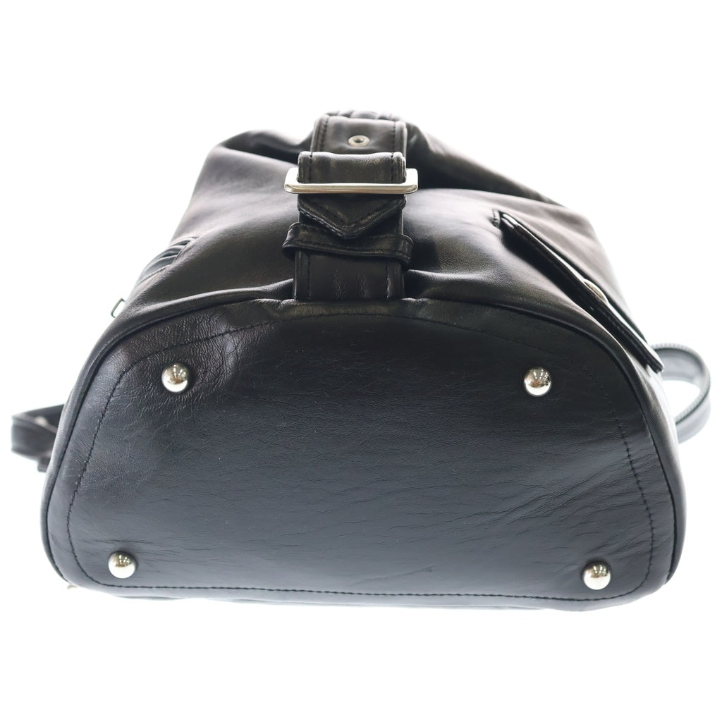 beautiful people(ビューティフルピープル) EXCERPTION RIDERS BACKPACK ライダース レザーバッグ ブラック