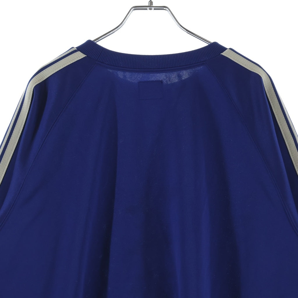 Needles ニードルス 24SS TRACK CREW NECK SHIRT トラッククルーネックスウェット 0T227 ブルー Needles(ニードルス) 24SS TRACK CREW NECK SHIRT トラッククルー