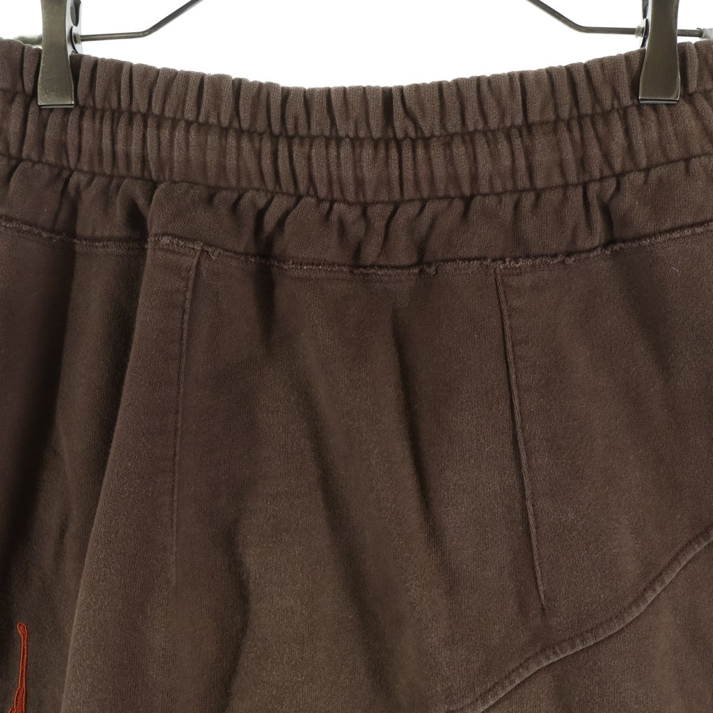 cvtvlist(カタリスト) 22AW USUAL SWEAT PANTS ロゴエンブロイダリー ユージュアル スウエット イージーパンツ 2201090401 ブラウン