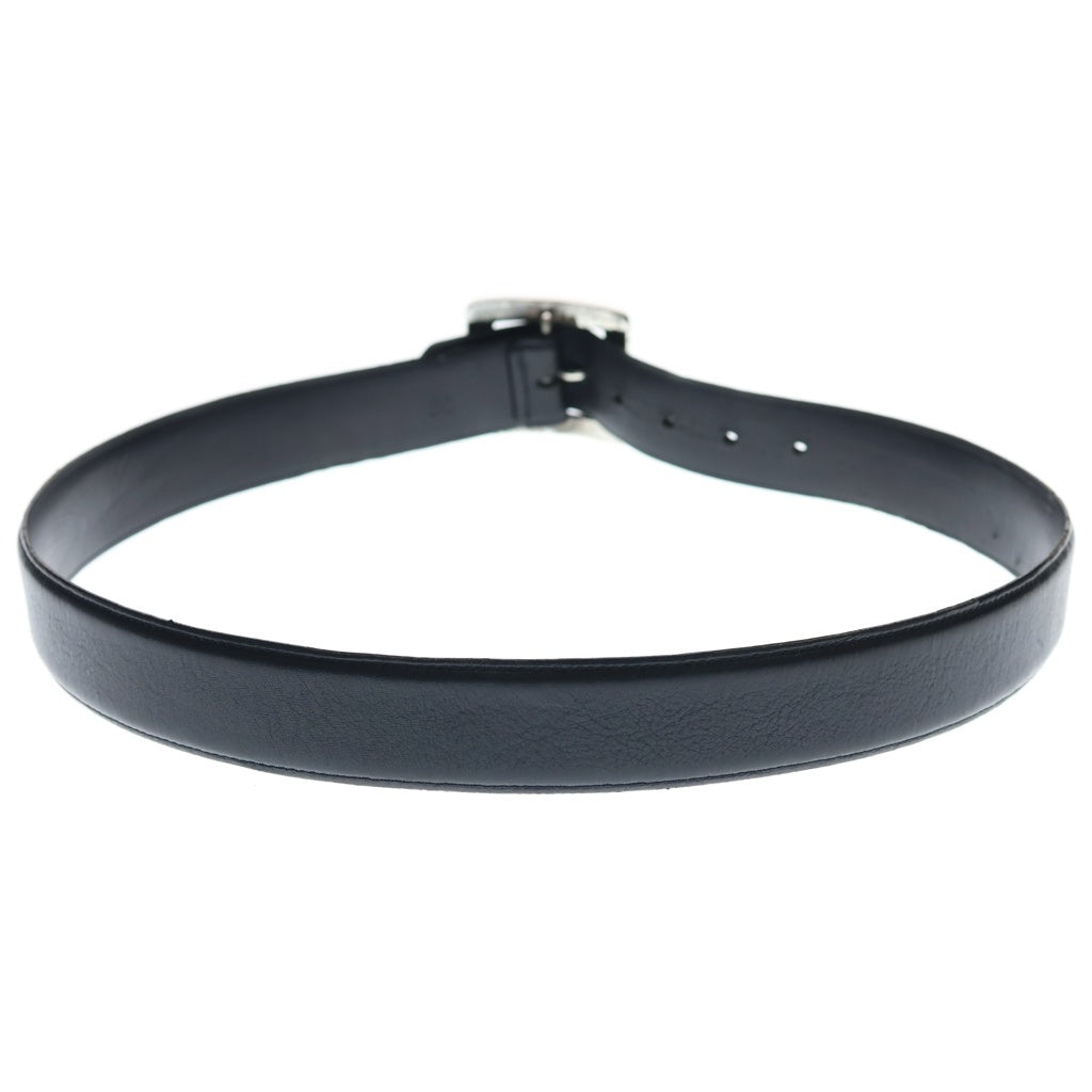 CHROME HEARTS(クロムハーツ) 1.5 OTJ BELT フィリグリーOTJ レザーベルト ブラック/シルバー