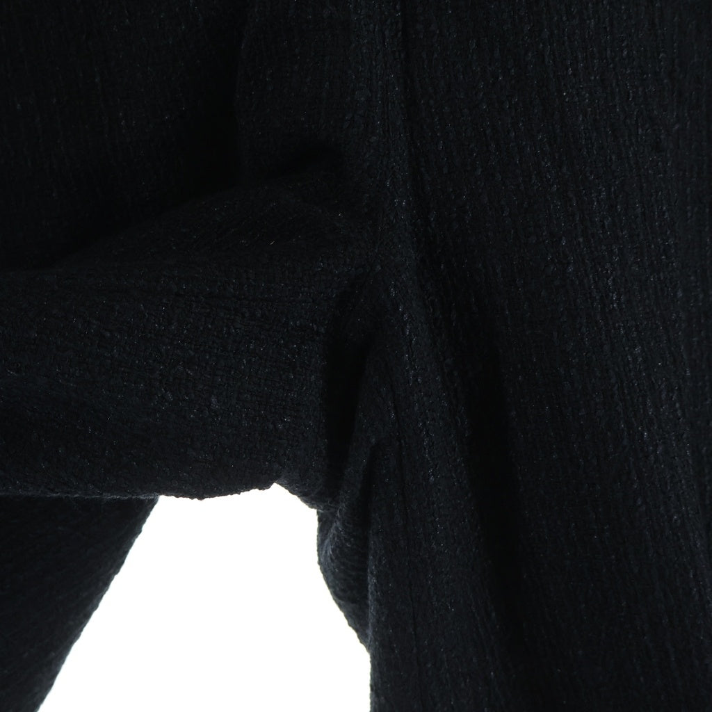 ANREALAGE(アンリアレイジ) BUTTON TWEED SHORTS ボタンツイードショーツ ハーフパンツ ブラック
