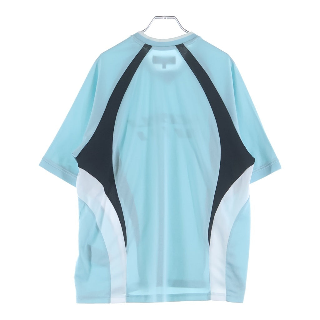 KITH(キス) Otto Mesh Chase Jersey フロントロゴ メッシュゲームシャツ 半袖Tシャツカットソー ブルー 26-073-060-0001-2-0