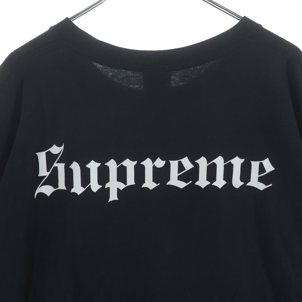 SUPREME(シュプリーム) 24AW Snow White Tee スノー ホワイト クルーネック 半袖Tシャツカットソー ブラック