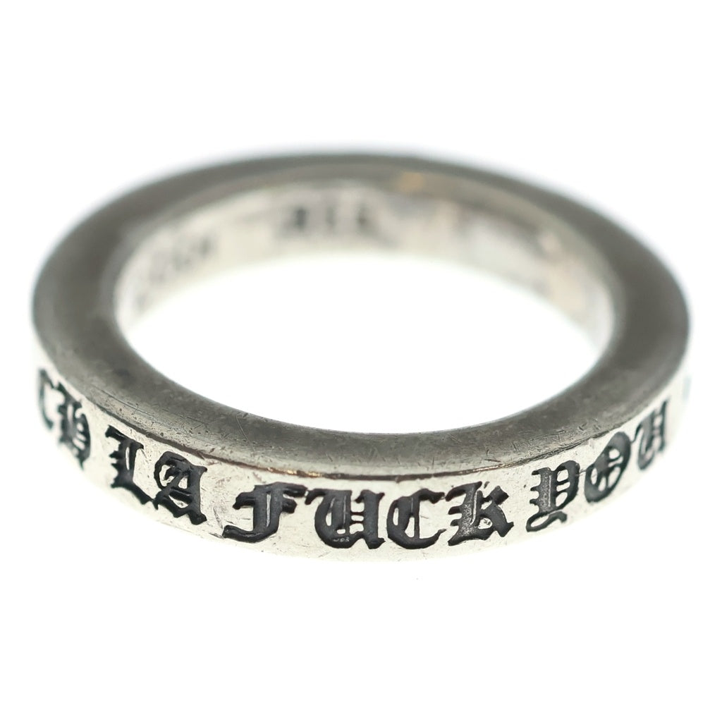 CHROME HEARTS(クロムハーツ) 3mm SPACER FUCKYOU LA限定 3mmスペーサーファックユー シルバーリング シルバー BCA395