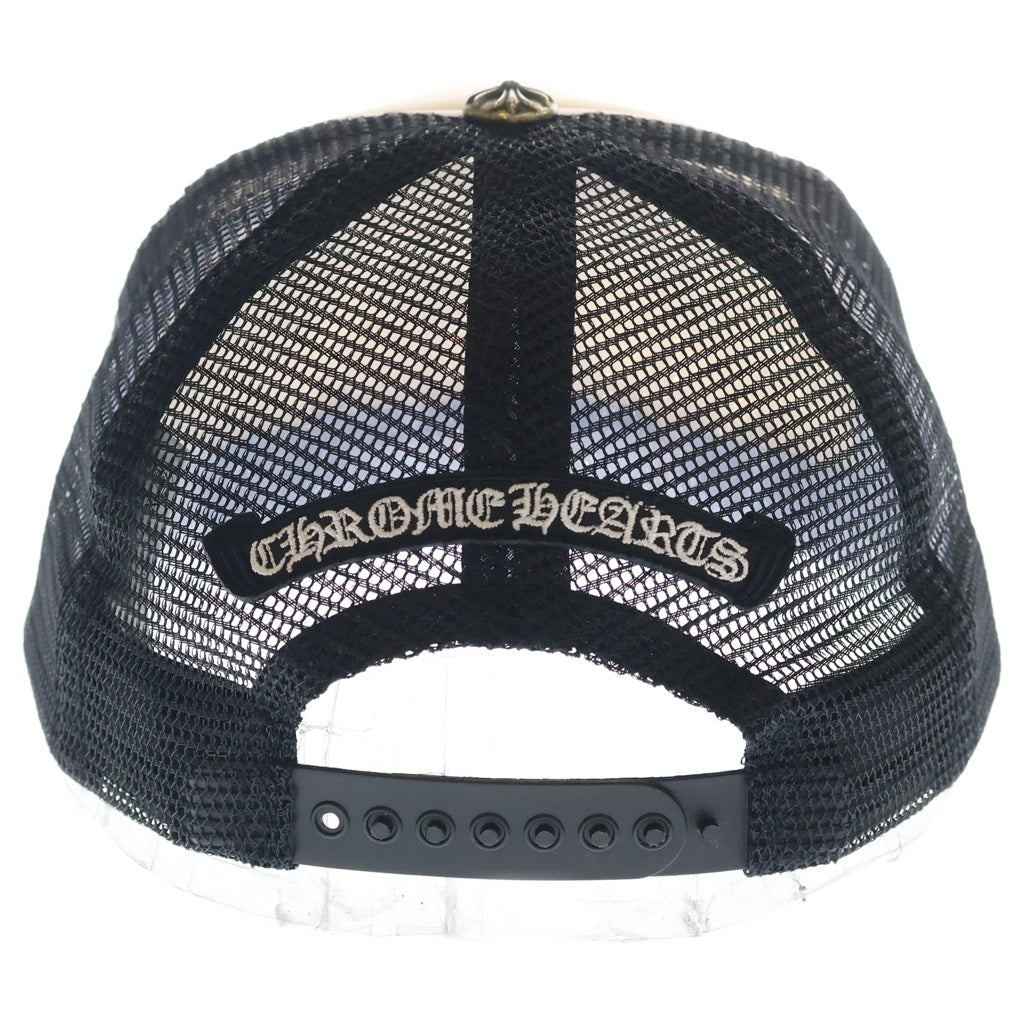 CHROME HEARTS(クロムハーツ) TRUCKER CAP KING TACO キングタコ トラッカー メッシュキャップ 帽子 ブラック/ホワイト