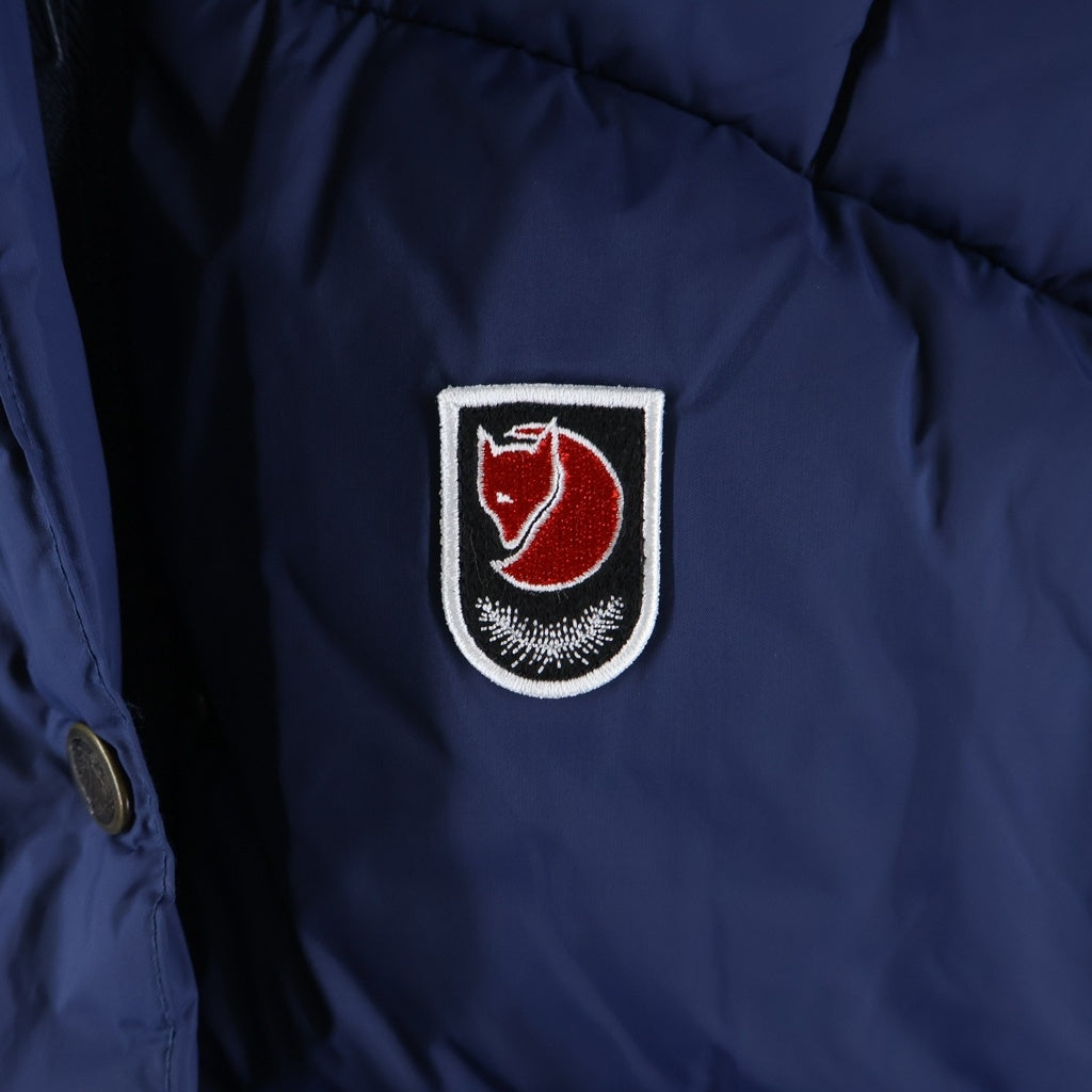fjallraven(フェールラーベン) Expedition down jacket フード付きダウンジャケット ネイビー レディース