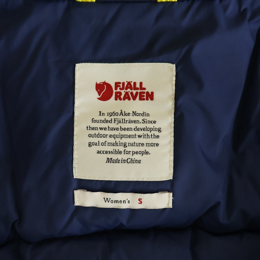 fjallraven(フェールラーベン) Expedition down jacket フード付きダウンジャケット ネイビー レディース