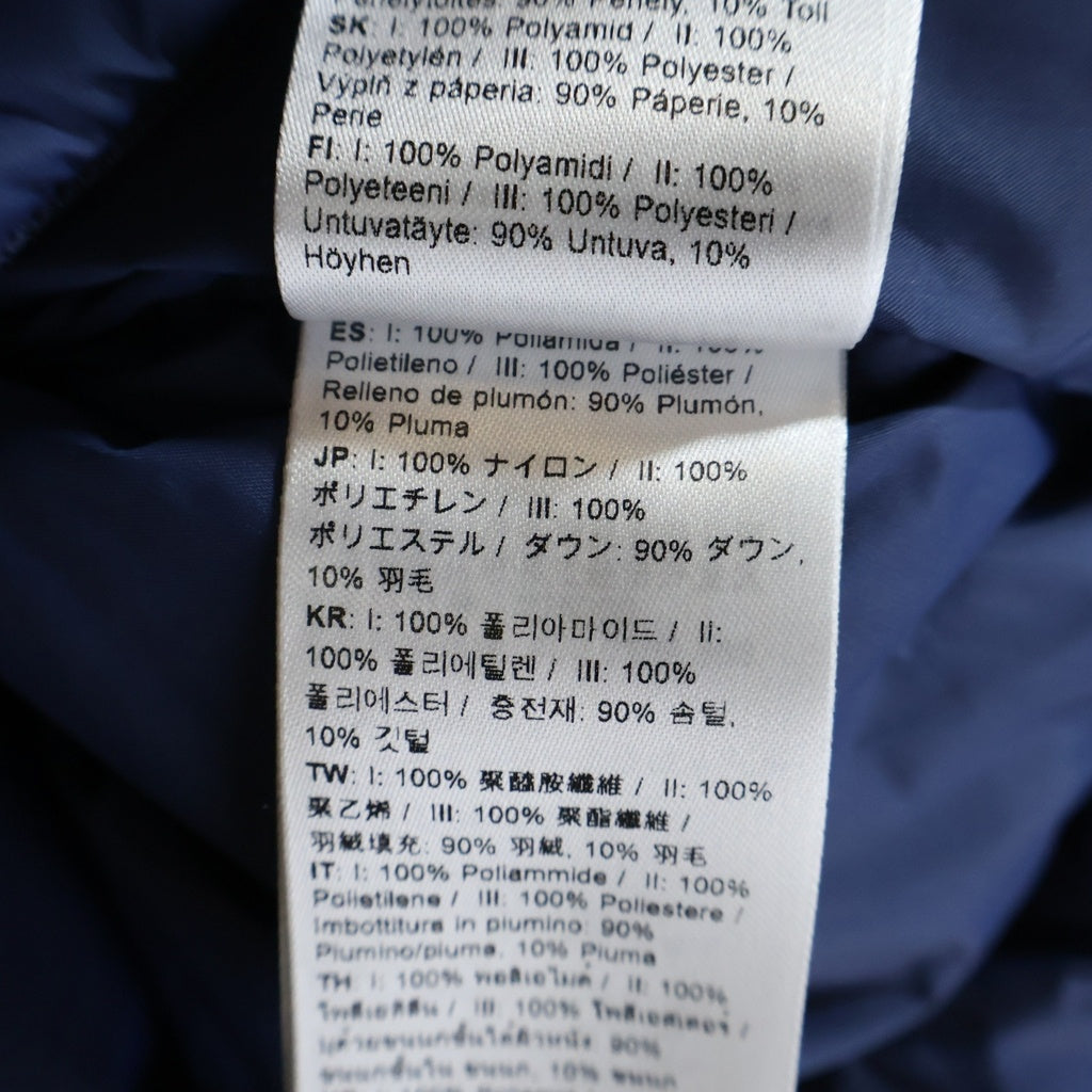 fjallraven(フェールラーベン) Expedition down jacket フード付きダウンジャケット ネイビー レディース