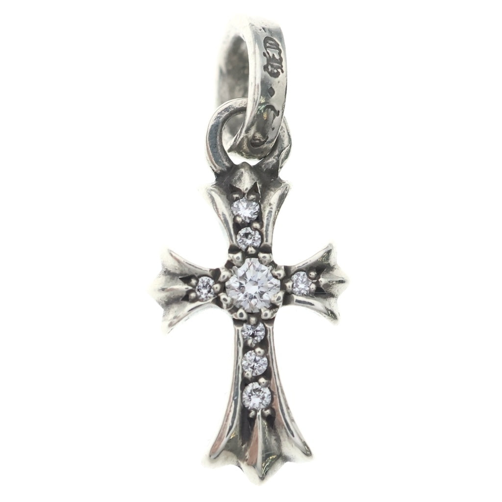CHROME HEARTS(クロムハーツ) CRS BBYFAT P DMND ベイビーファット PAVEダイヤ ペンダントトップ シルバー BCA234