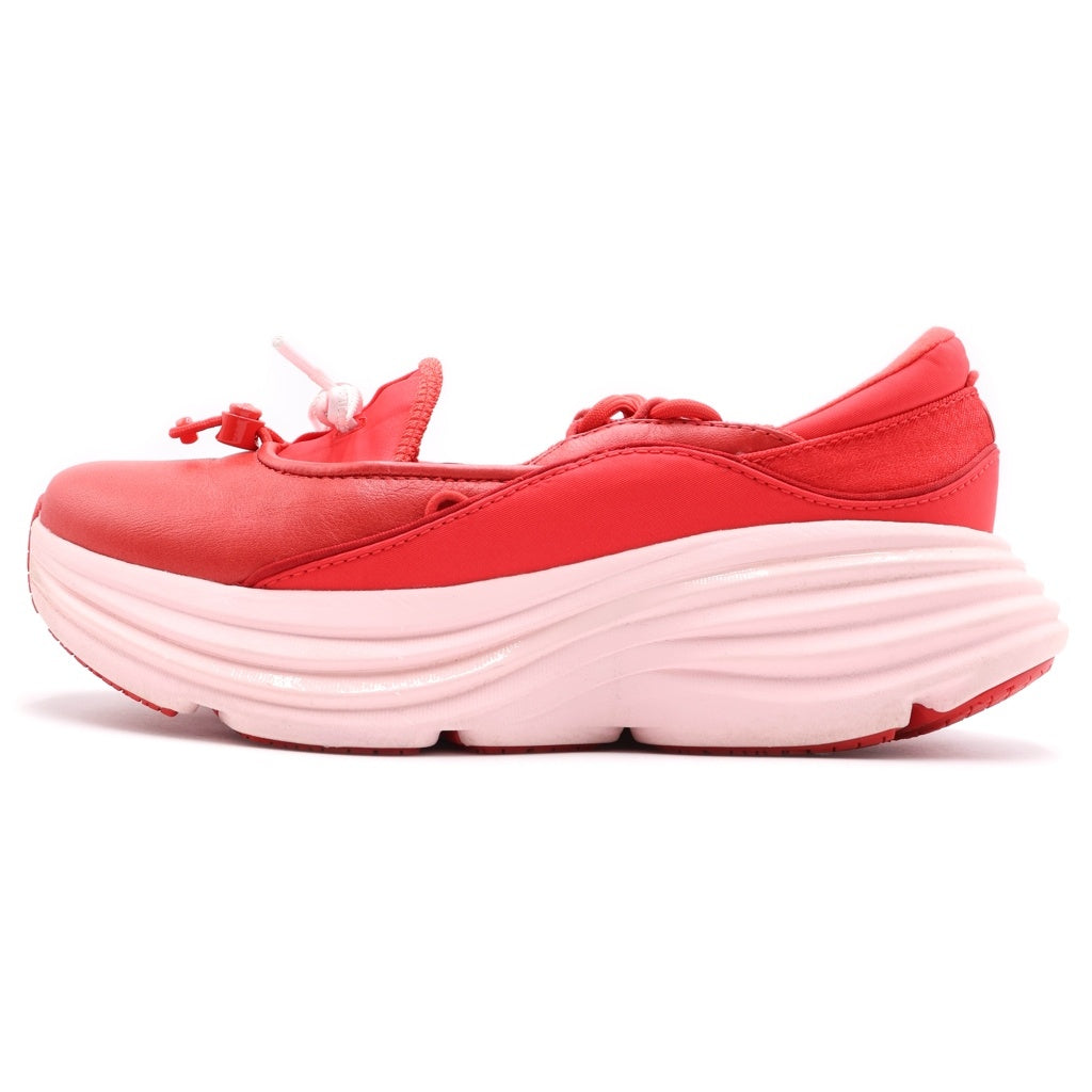 HOKA ONE ONE(ホカオネオネ) BONDI MARY JANE ボンダイ メリージェーン 1171546 ローカットスニーカー レッド/ピンク US6.5/23.5cm レディース