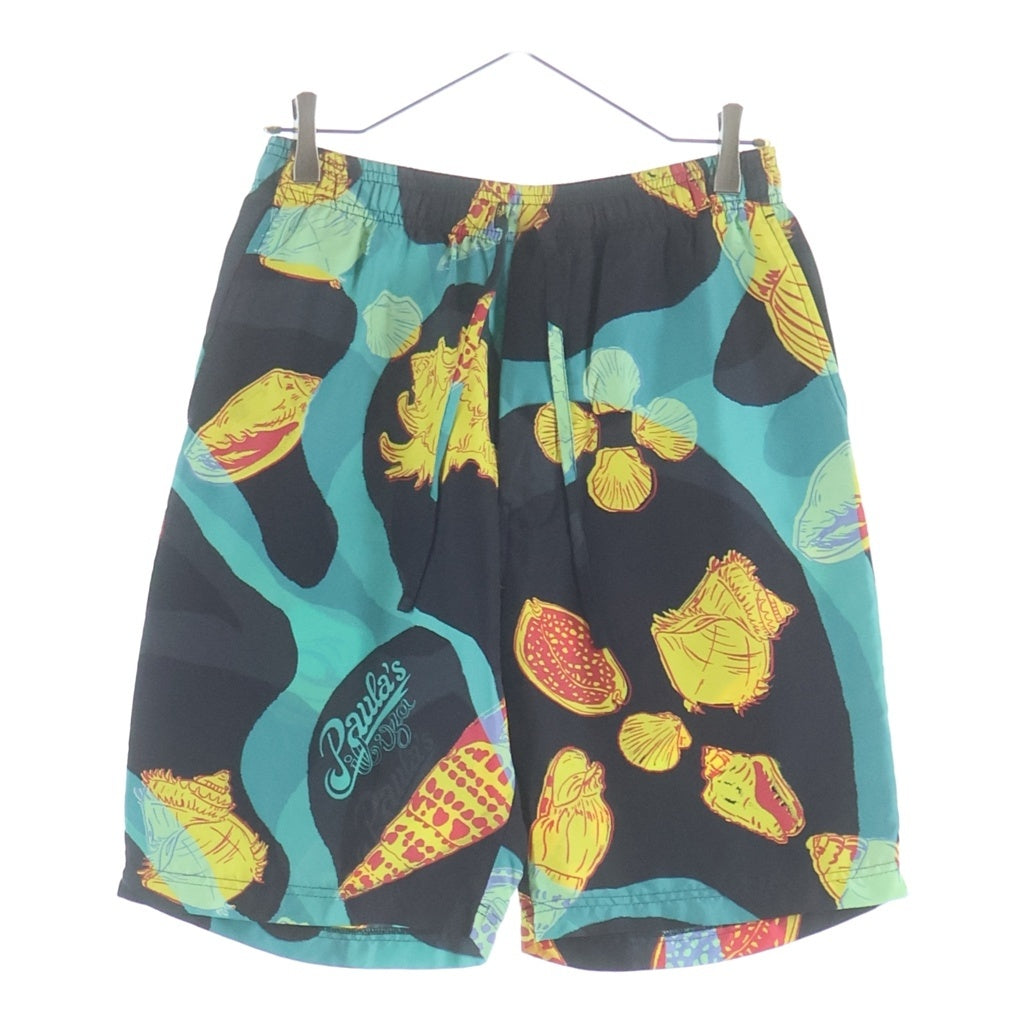 LOEWE(ロエベ) ×Paula's Ibiza シェルプリント シルク ドローストリングショーツ ハーフパンツ マルチ H616Y04X45 レディース