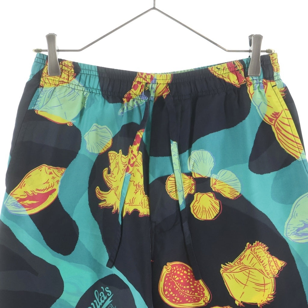 LOEWE(ロエベ) ×Paula's Ibiza シェルプリント シルク ドローストリングショーツ ハーフパンツ マルチ H616Y04X45 レディース