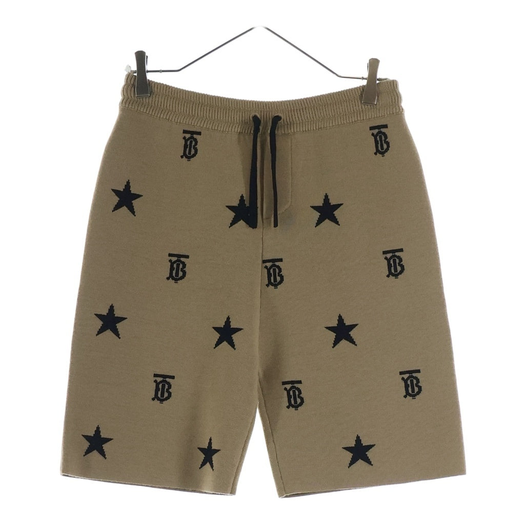 BURBERRY(バーバリー) TBモノグラム ウールニット ハーフパンツ ショーツ ベージュ 8047328 レディース