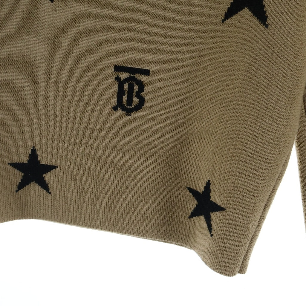 BURBERRY(バーバリー) TBモノグラム ウールニット ハーフパンツ ショーツ ベージュ 8047328 レディース