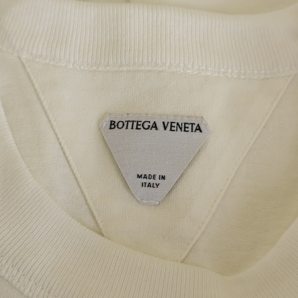 BOTTEGA VENETA(ボッテガヴェネタ) Soft Cotton Jersey Short Sleeve T-Shirt With Detachable Heart クロップド ハート 半袖Tシャツカットソー ホワイト 817573 V4XI0 レディース