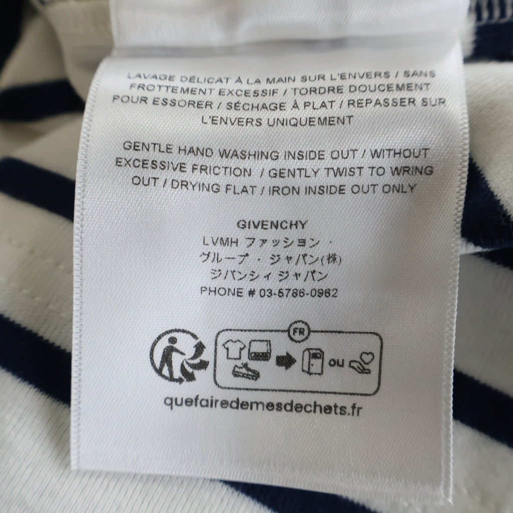 GIVENCHY(ジバンシィ) Fitted Tank Top フィッティド ボーダータンクトップ ホワイト/ブルー BW70CA3YF9 レディース