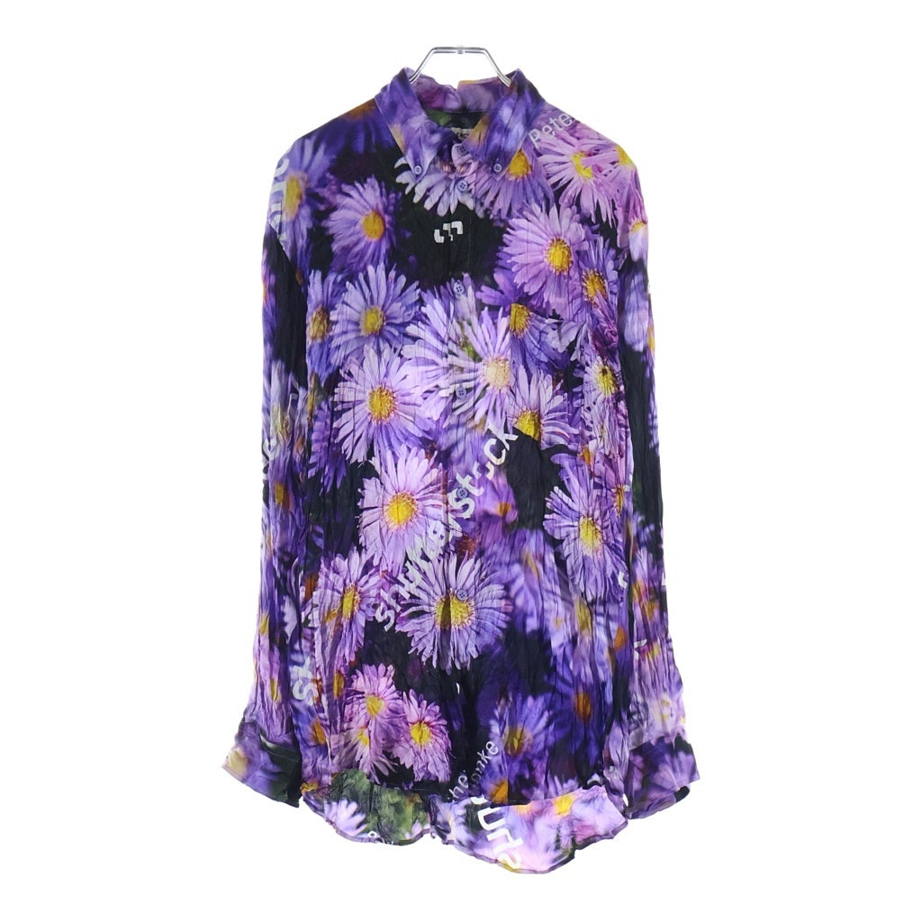 BALENCIAGA(バレンシアガ) フローラルプリント シルク 長袖シャツ マルチ 658956 TKLB4 レディース