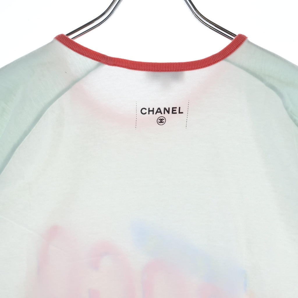 CHANEL(シャネル) COCO CUBA ココキューバ グラフィックロゴプリント 半袖Tシャツカットソー マルチ P55821K07323 レディース