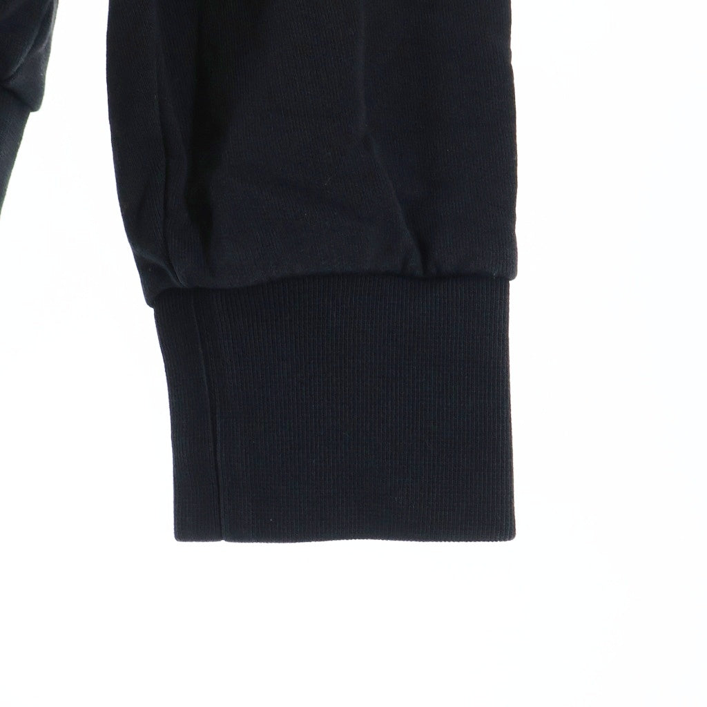 MONCLER(モンクレール) 22AW ST MORIS PATCH CREWSWEAT ロゴワッペン クルーネック スウェット トレーナー ブラック H20918G00023