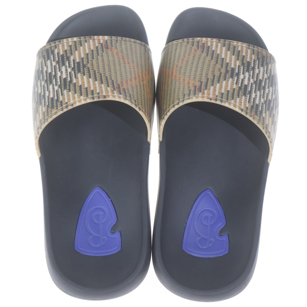 BURBERRY(バーバリー) Dive Check Sandals ダイブ チェック スライド サンダル マルチ